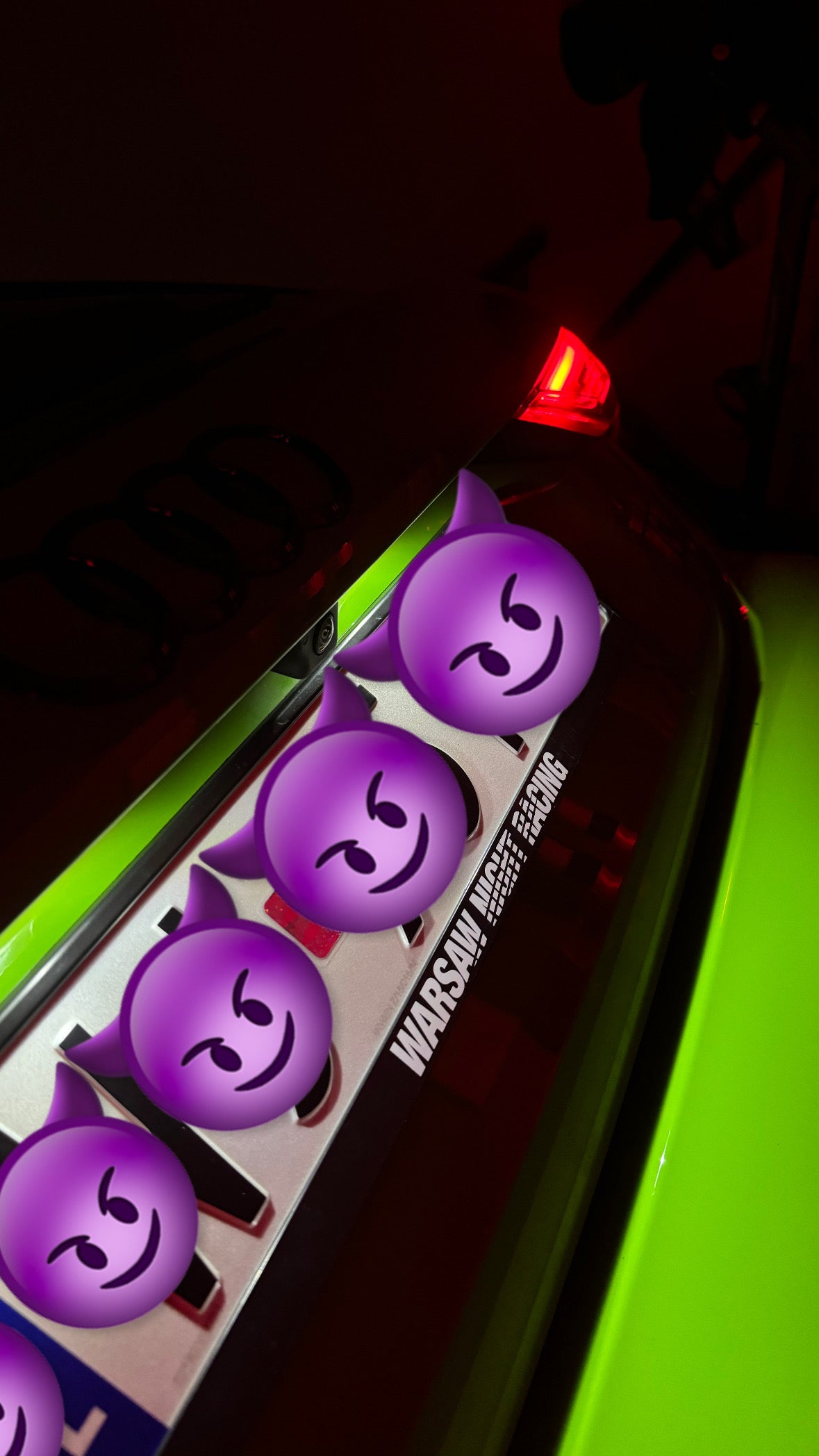 Ramki pod tablice rejestracyjne Warsaw Night Racing