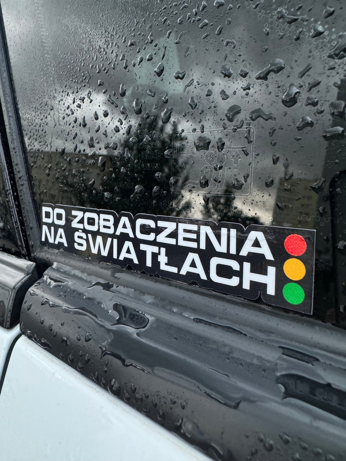Wlepa Do zobaczenia na światłach