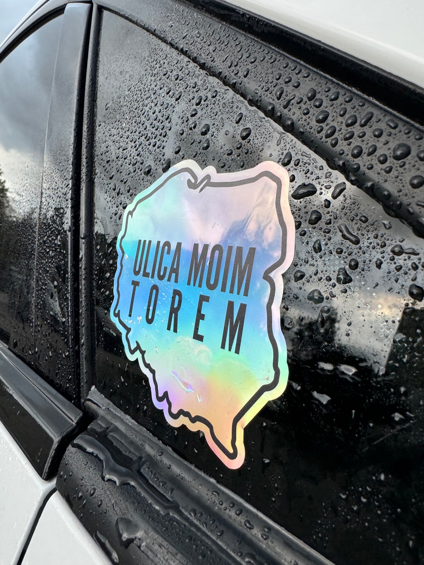 Wlepa HOLO Ulica moim torem