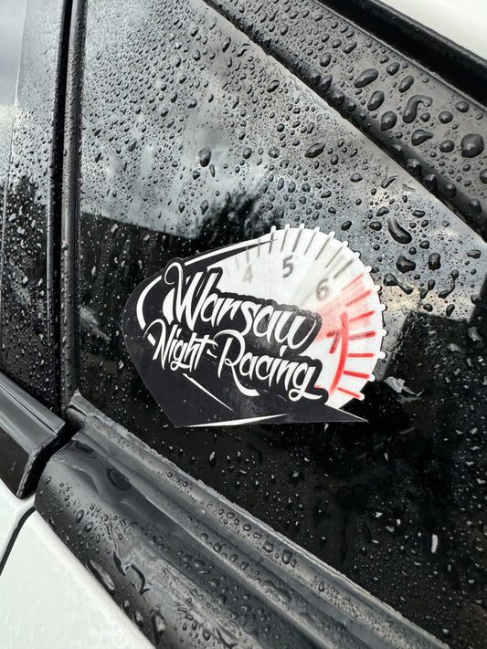 Wlepa Licznik Warsaw Night Racing