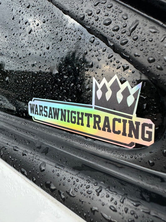 Wlepa HOLO: WarsawNightRacing korona