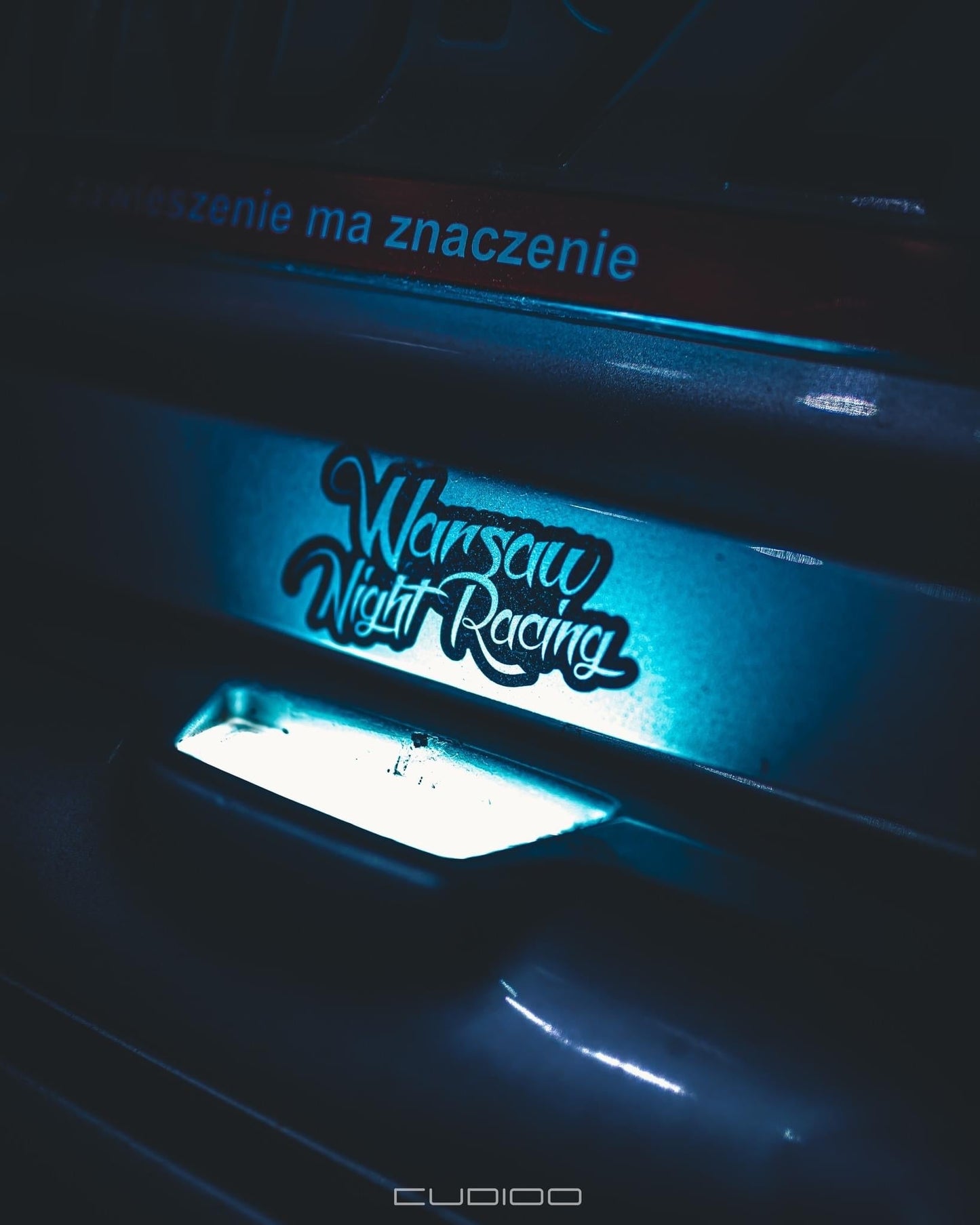 Naklejka klasyczna Warsaw Night Racing