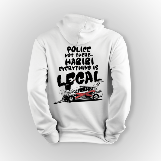 Bluza "Police Not There, Habibi – Everything Legal"